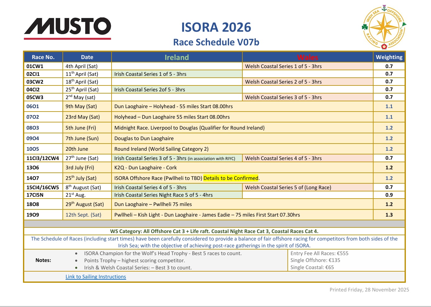 2022Schedule